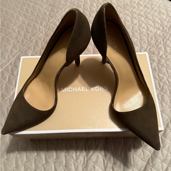 Michael Kors Shoes - Michael Kors Dark Brown Heels